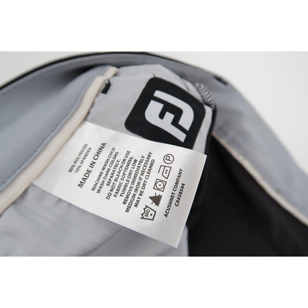 FootJoy Mens XL Black Performance Rain Wind Golf Pants PGA Tour Zip Ankle - Picture 5 of 6